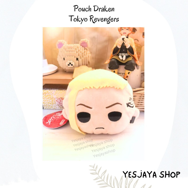 (+Freebies) Pouch Draken Ken Ryuguji - Dompet Tokyo Revengers / Dompet Tokrev / Dompet Anime Tokyo R