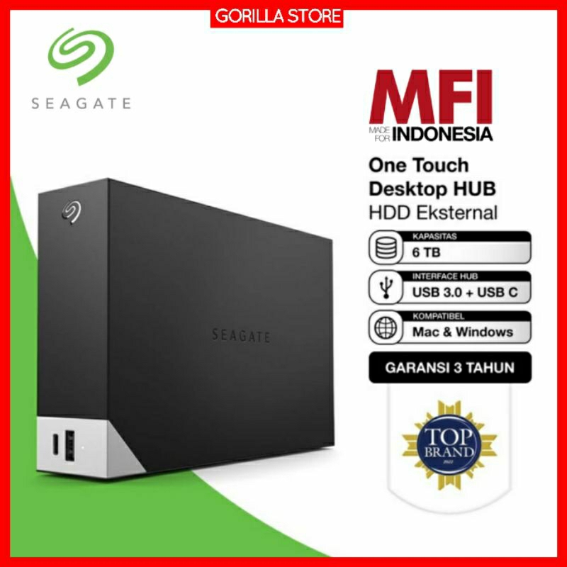 Seagate One Touch Desktop Hub HDD / Hardisk Eksternal 6TB USB3.0