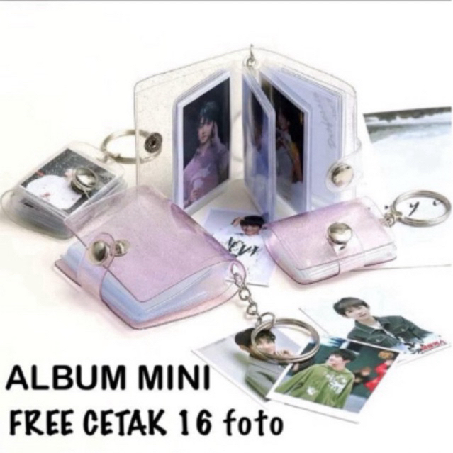 (FREE CETAK 16 FOTO)GANTUNGAN KUNCI ALBUM MINI GANTUNGAN KUNCI FOTO ALBUM MINI GANTUNGAN KUNCI VIRAL