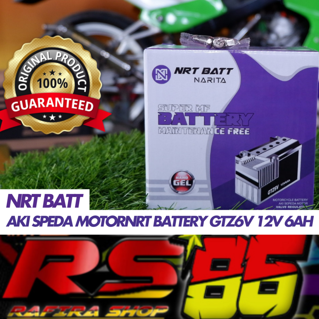 AKI NRT GTZ6V 12V 6AH/AKI KERING NARITA GTZ6V 12-6AH AKI FUELL KERING NARITA VARIO125 VARIO 150 ADV 
