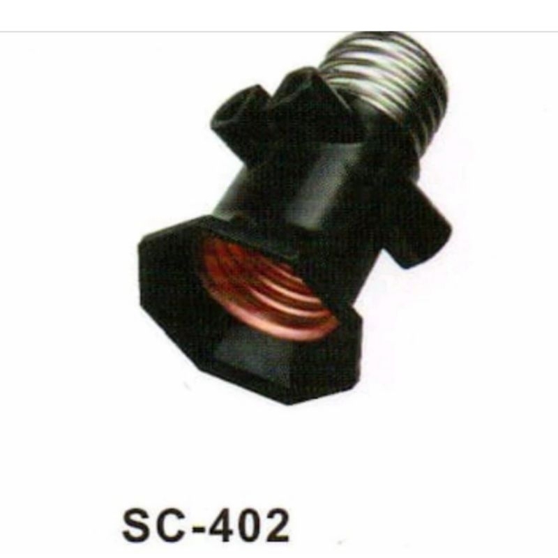 Fiting lampu kombinasi CAHAYA SC402 Fiting gantung kombinasi