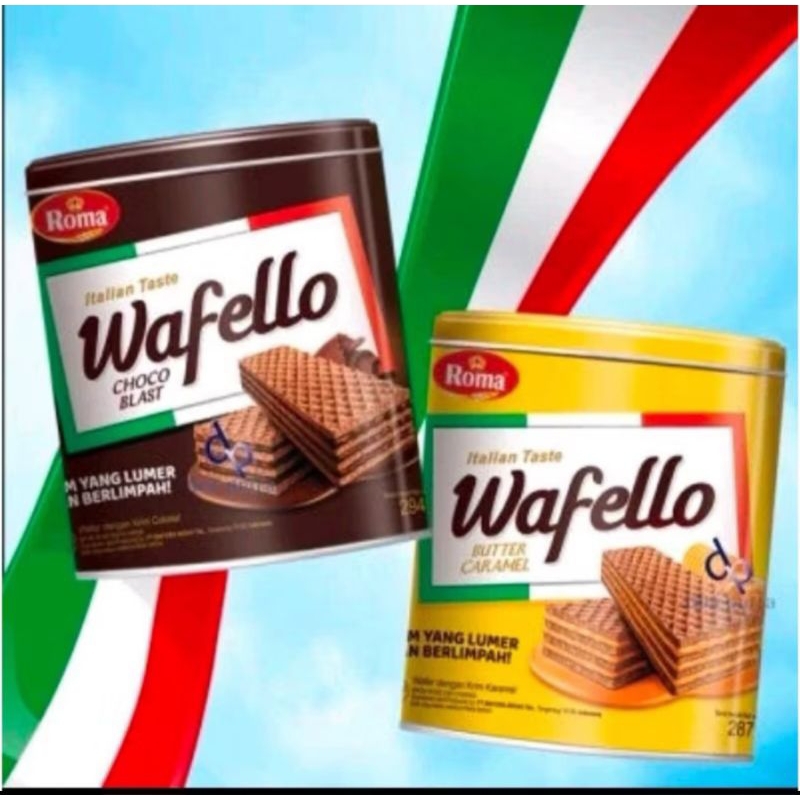 

Wafello Wafer Coklat Kaleng