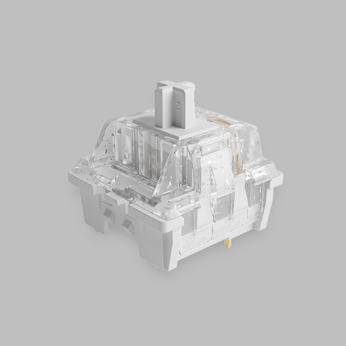 [3 PIN] SWITCH AKKO - Akko CS Wine White / Tactile / Prelubed – Premium Mechanical Keyboard Switch