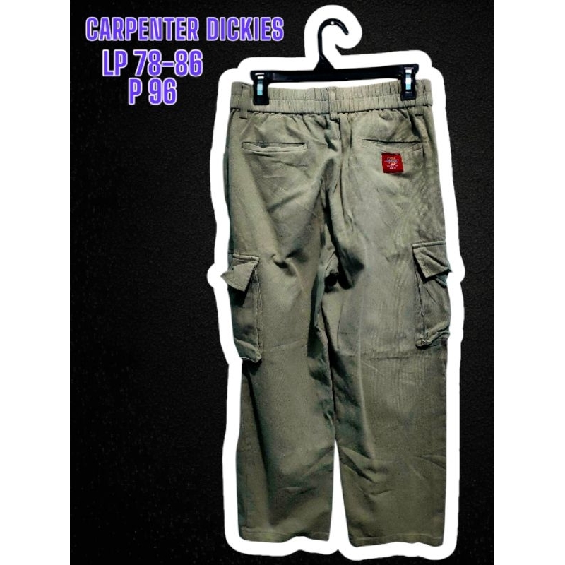 CELANA CARGO CARPENTER DICKIES SIZE 28-33 SECOND || CELANA SECOND BRAND ORIGINAL || CELANA CARGO SEC