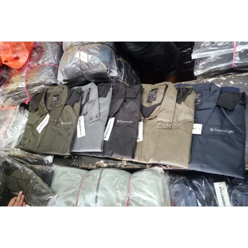 JAKET  UOTDOOR FREESTYLE HARRINGTON TASLAN WATERPROOF ANTI AIR ANGIN