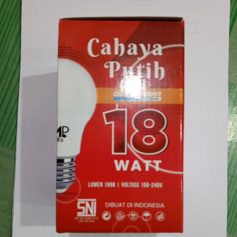 LAMPU LED18 WATT BULB KWALITAS SNI