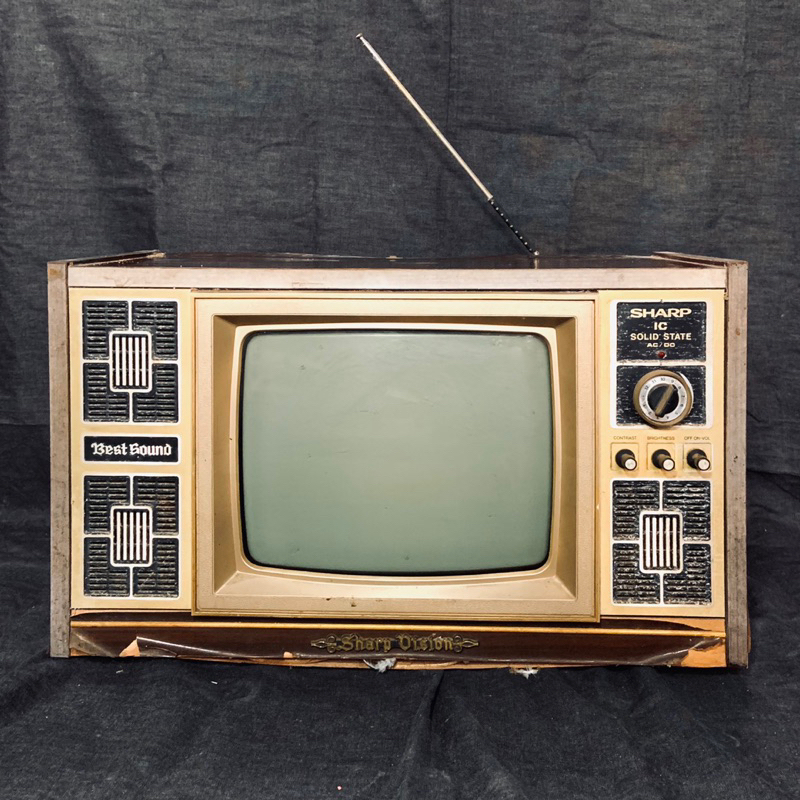 TV SHARP ANTIK / JADUL / VINTAGE