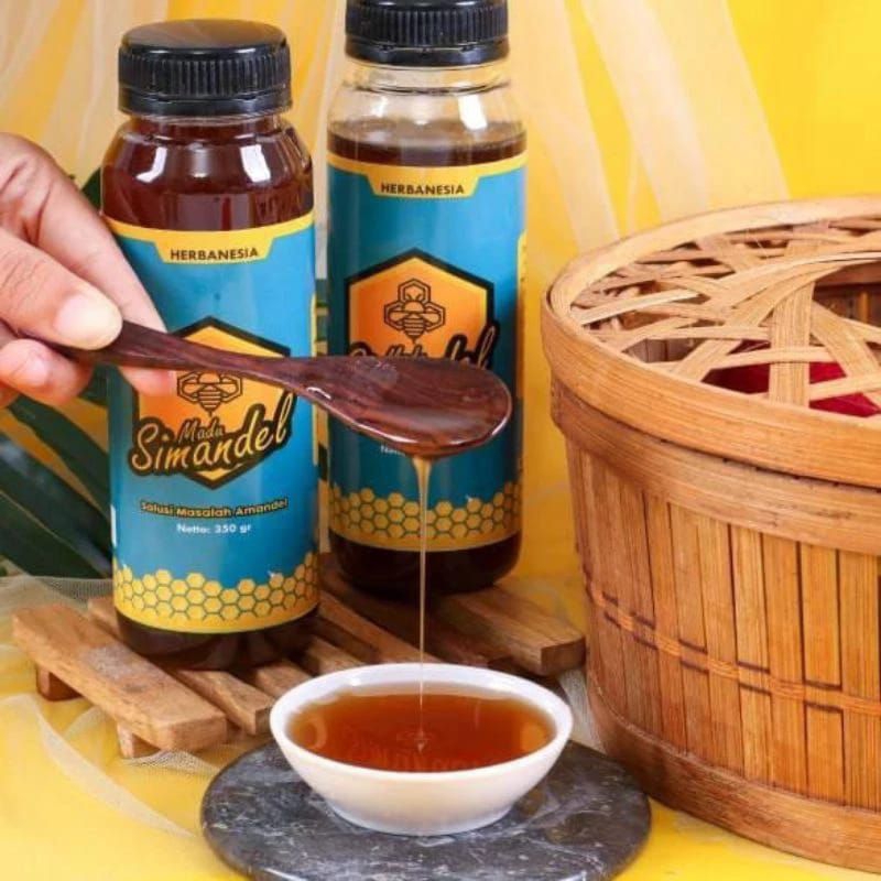 Simandel Madu Obat Herbal Amandel & Obat Tenggorokan Original