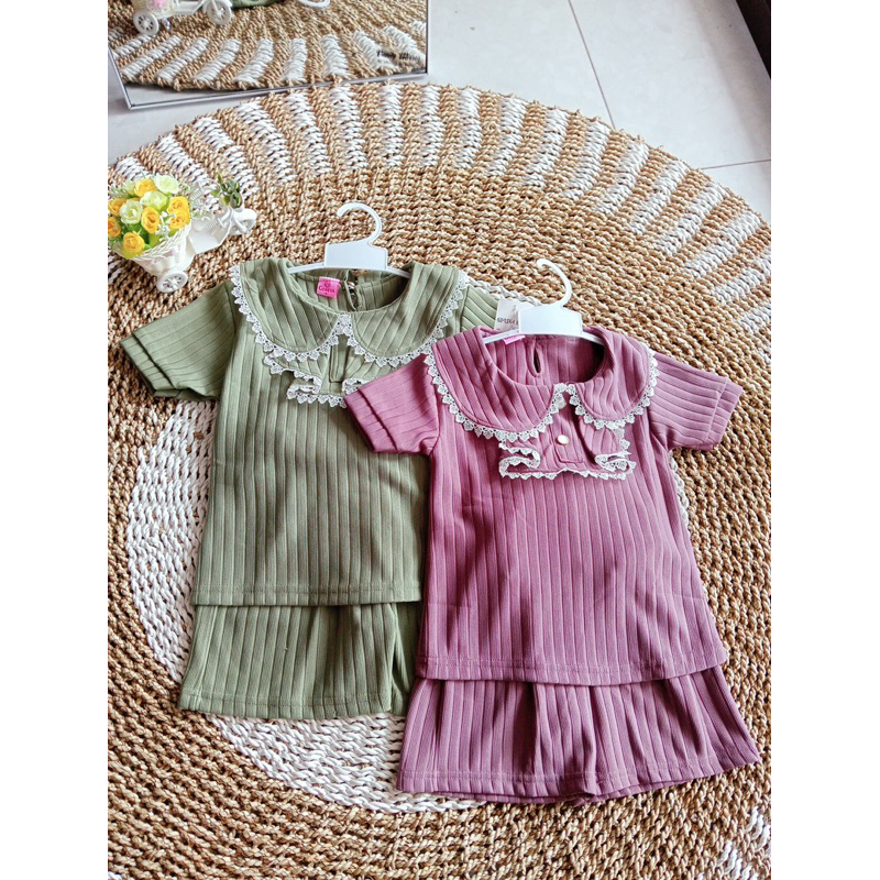 One Set Anak Perempuan Lucu || Setelan Anak perempuan 3-5 Tahun