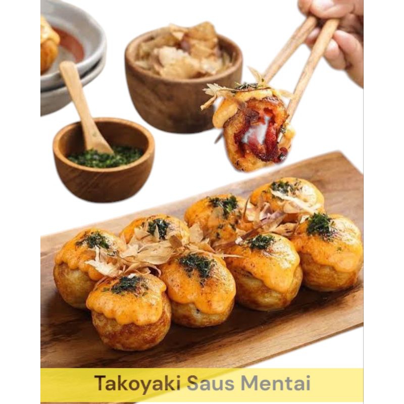

Takoyaki saos Mentai 8 pcs