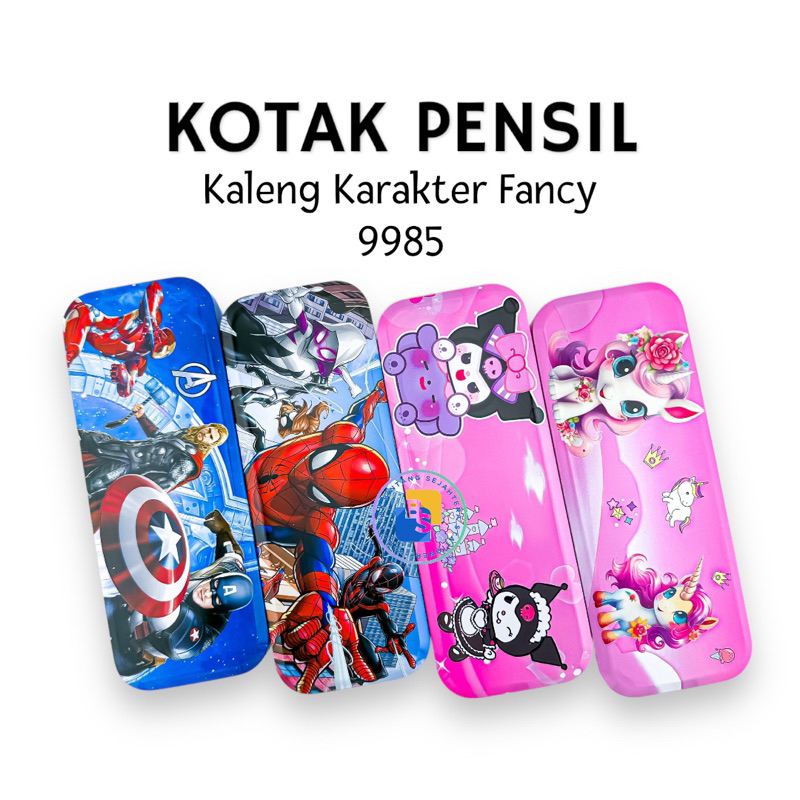 

Kotak Pensil Kaleng Karakter Fancy 9985 / Tempat Pensil Kaleng Fancy - 1 Pcs