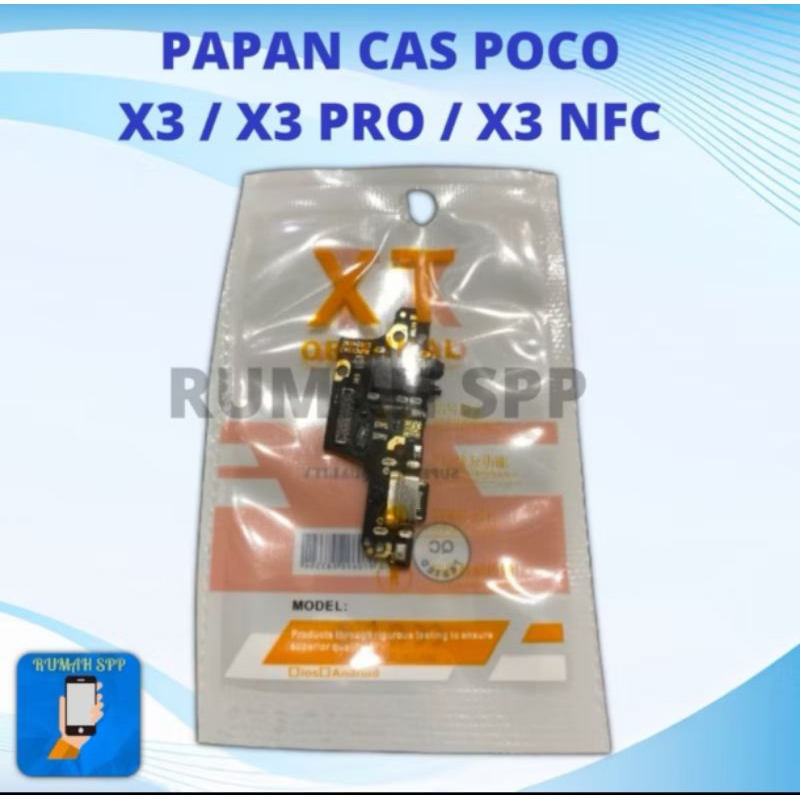 papan cas konektor charger connector cas Xiaomi Poco X3 / Poco X3 pro / Poco X3 nfc ori