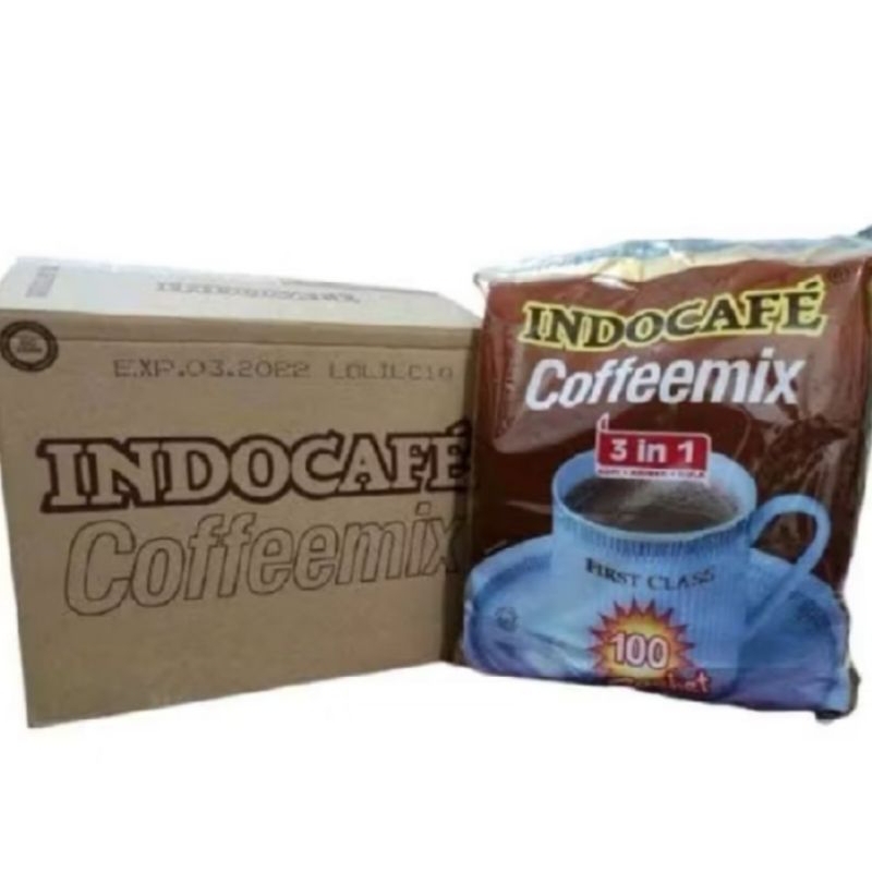 

Indocafe Coffeemix 3 in 1,Kopi Instan, Kopi bubuk 20gram Renceng 50 sachet