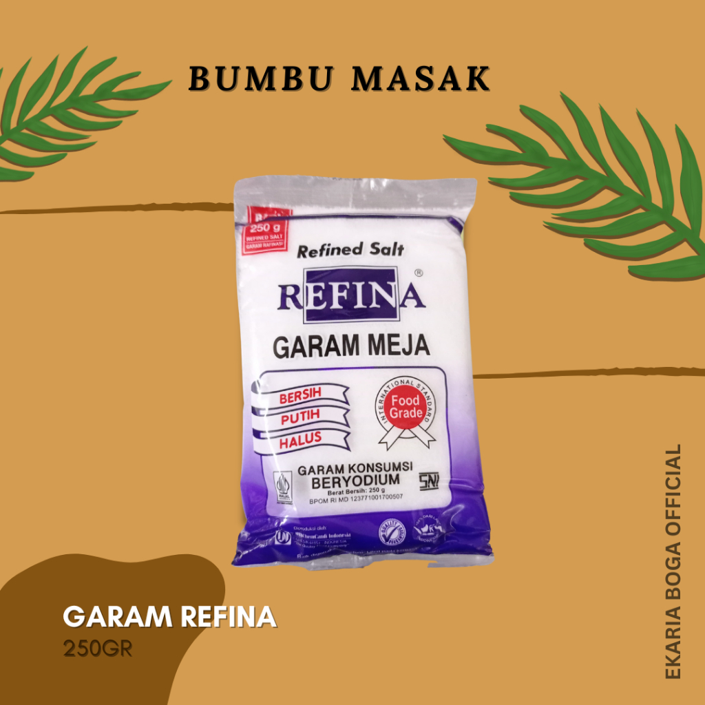 

BUMBU | BUMBU DAPUR | PENYEDAP RASA | GARAM REFINA