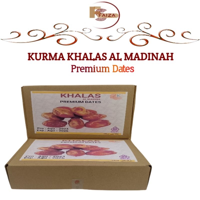 

Kurma Khalas Madinah Premium 1 Kg Kurm Khalas Saad Dates