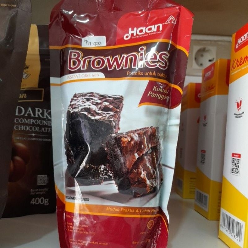 

haan brownis instant cake mix 230 gr