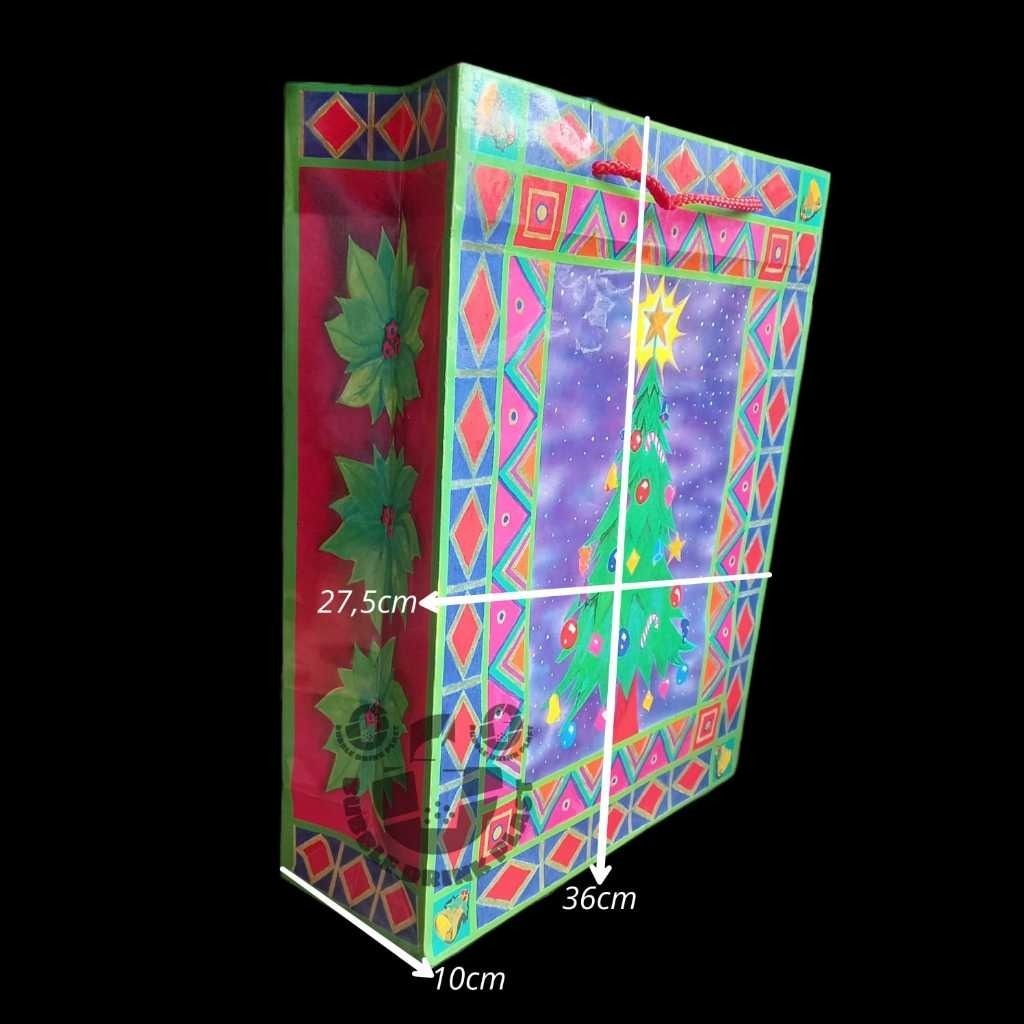 

Paper Bag Natal I Tas Kertas Kraft Merry Christmas Hampers Hadiah Natal Ukuran 36x27
