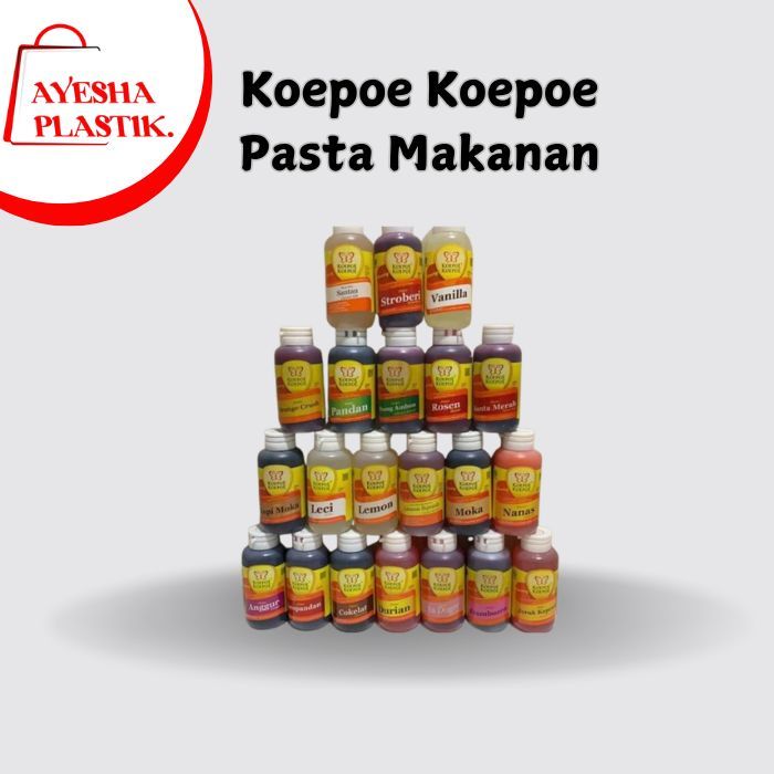 

Pasta Koepoe Perisa Makanan dan Minuman Aneka Rasa uk 60 ml