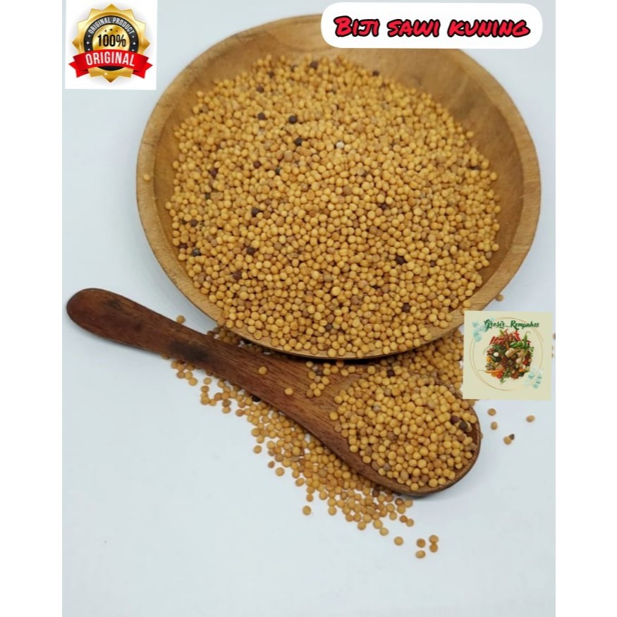 

Biji Sawi Kuning / Yellow Mustard Seed 500gram