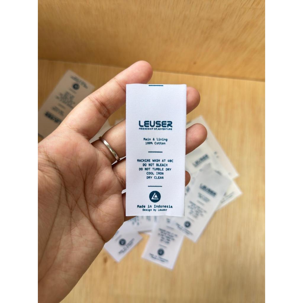 

Label Satin premium/ Label Satin lokal/Label Baju/Label Washing/ Label satin 160 meter