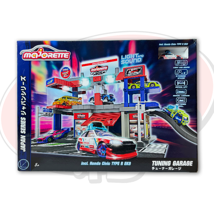 Majorette Tuning Garage Japan Series + Honda Civic Type R EK9