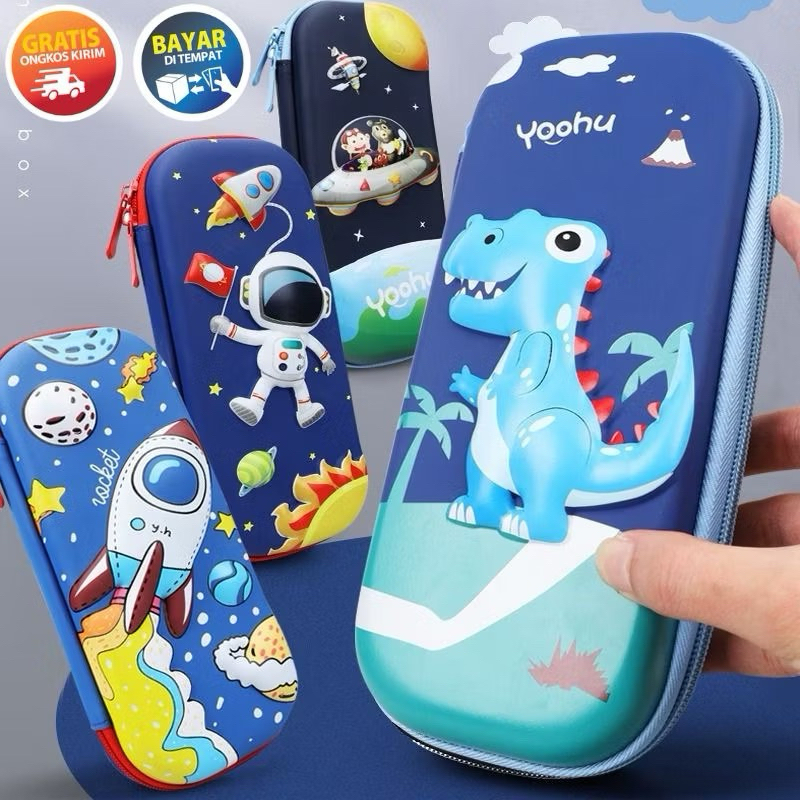 

Tempat Pensil Anak Karakter 3D