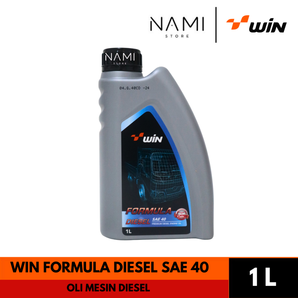 *Win Diesel Formula SAE 40 (1L)* Oli Mesin Kendaraan Diesel – Original