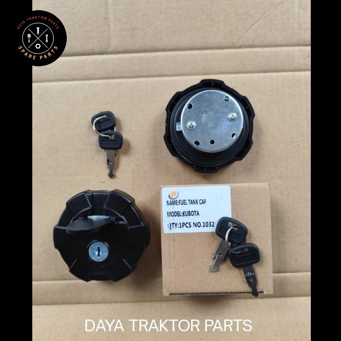 TUTUP TANGKI SOLAR U50 FUEL TANK CAP U50 ASSY CAP FUEL KUBOTA RD411-15122