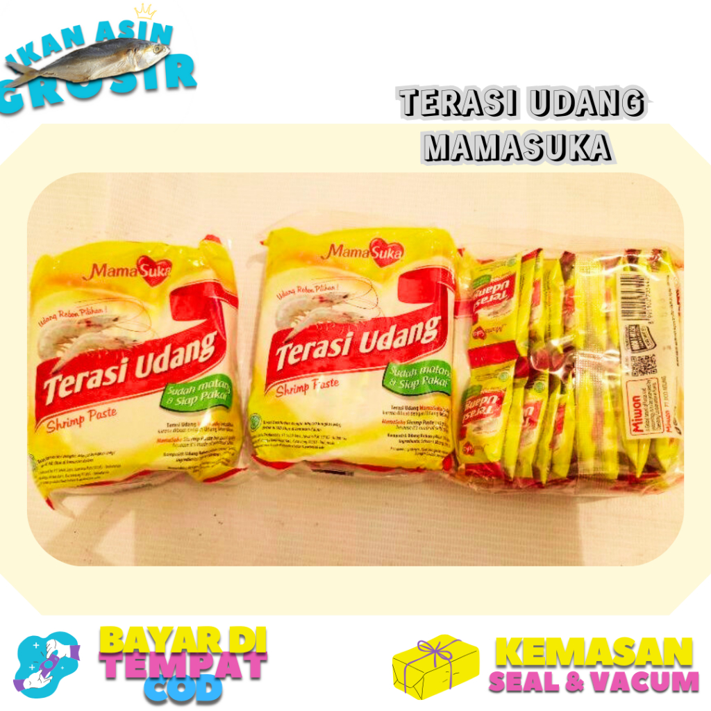 

Grosir Mamasuka Terasi Udang 1 Pack isi 20 pcs