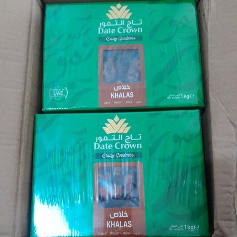 

khalas datecrown original 1kg,kemasan sesuai foto