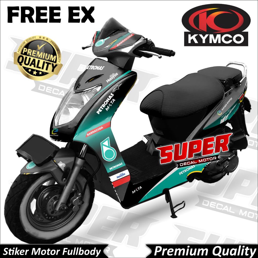 Decal Kymco Free Ex Full Body Stiker Kymco Free Ex Full Body Kymco Free Ex Petronas
