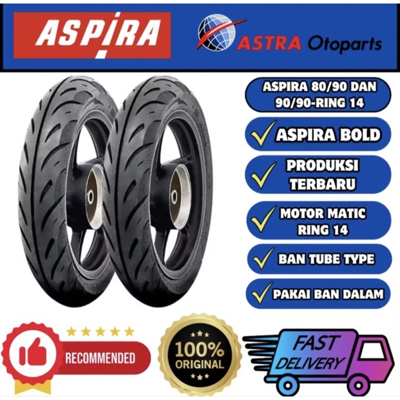 Ban Set Aspira Vario 125/Ban LENGKAP Aspira Bold Beat New/Ban Set Mio Soul GT125 Aspira/Ban Depan Be