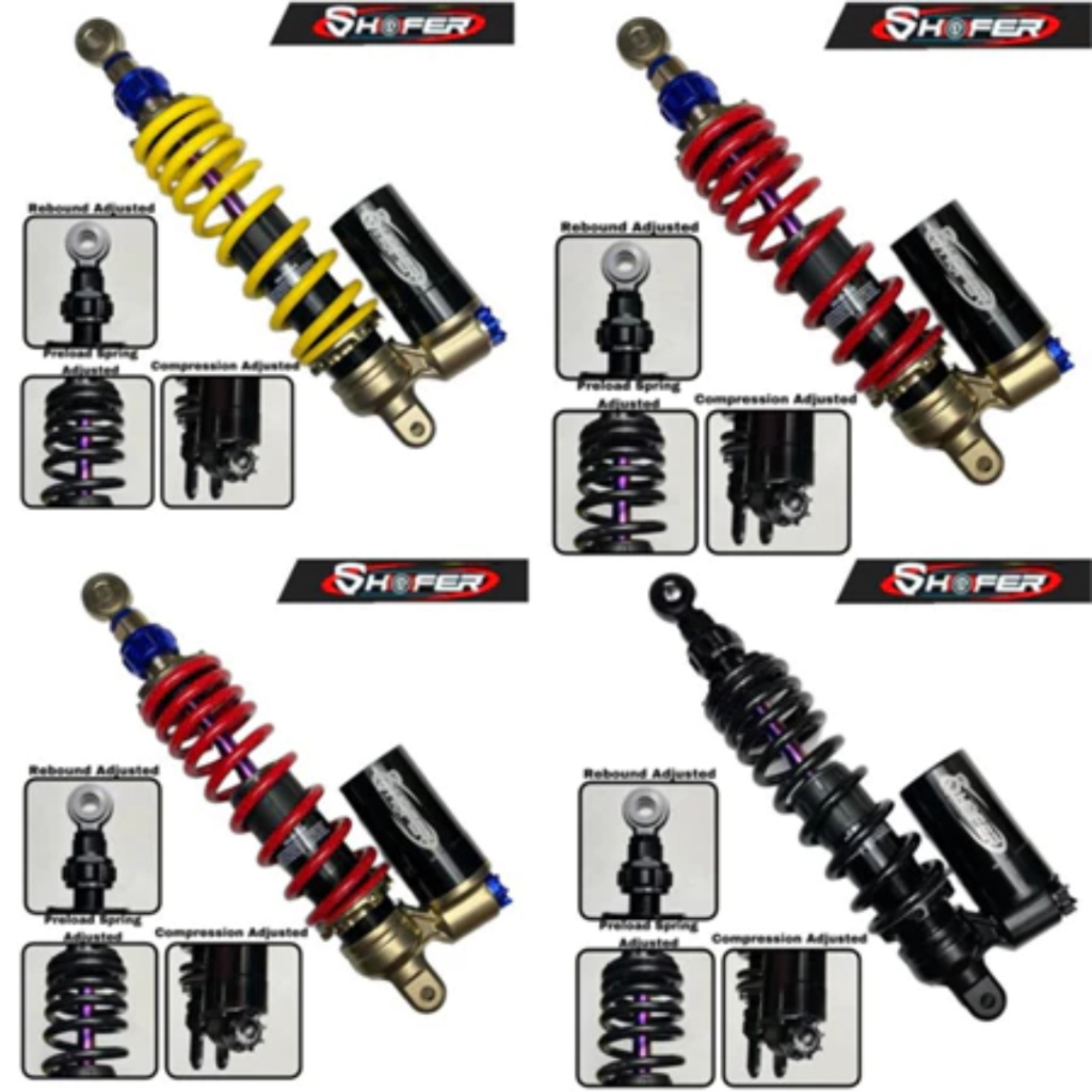 ShockBreaker Shafer Matic Tabung Bawah Klik Fungsi Universal Atur Empuk Kerasnya Shock Shafer Tabung