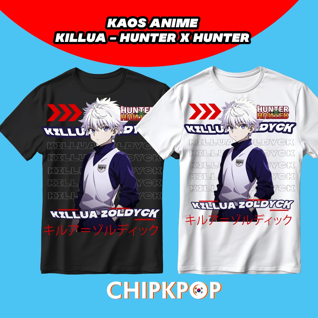 [PAKET SET] KAOS KILLUA HUNTER X HUNTER ANIME KAOS I KAOS ANIME HUNTER I PHOTOCARD HUNTERXHUNTER ANI