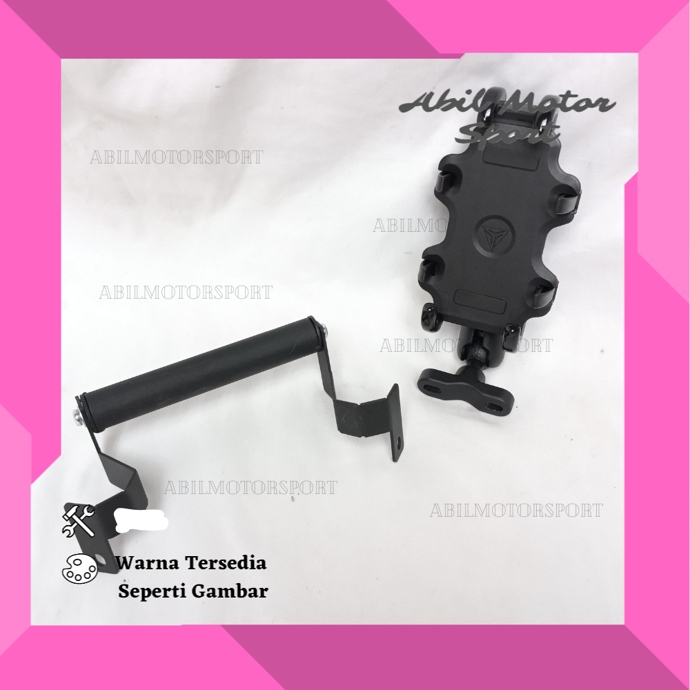 PAKET HOLDER GPS HP CBR 250 RR PHONE HOLDER MOTOWOLF ALUMUNIUM STANG MOTOR BRAKET BRACKET BREKET HOL