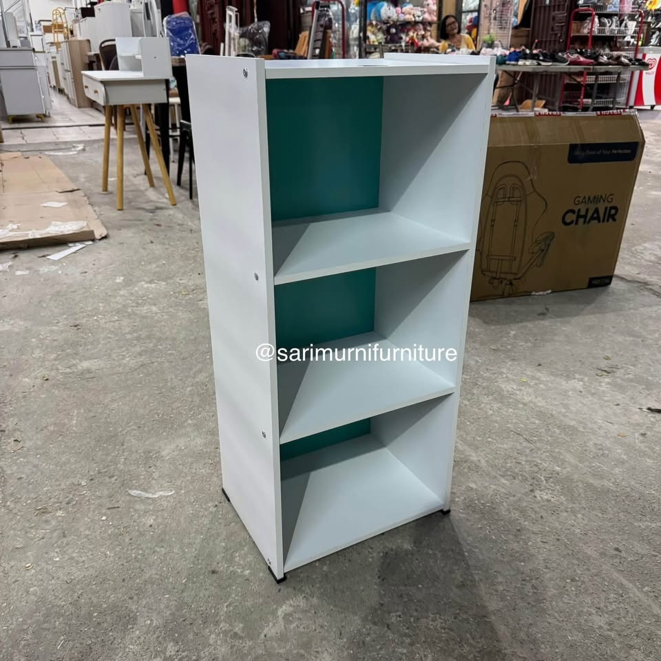 Lemari Rak Tanpa Tutup 3 Susun ORC-3 (40x30x89cm)
