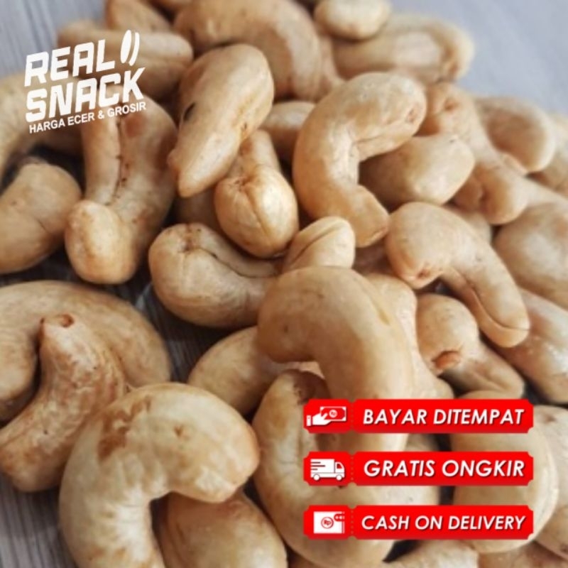 

Kacang Mete/Mede Matang Asli Premium 1kg Gurih Renyah Fresh