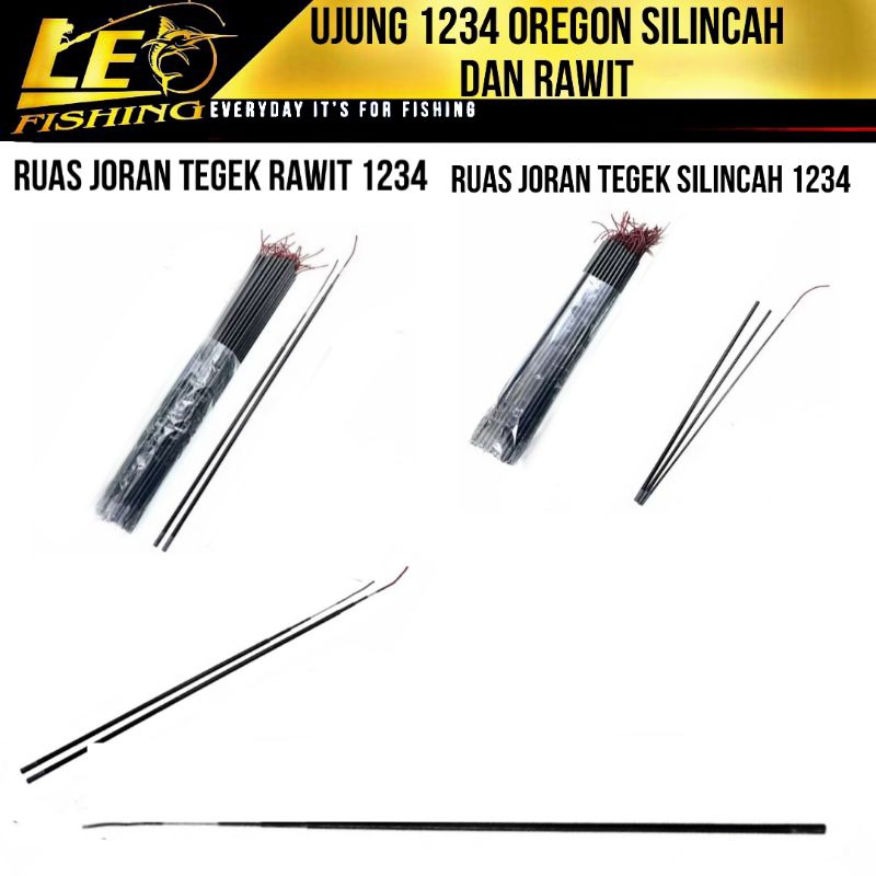1SET UJUNG TEGEK OREGON RAWIT DAN SILINCAH 1234  SPAREPART OREGON RAWIT SPAREPART OREGON SILINCAH UJ