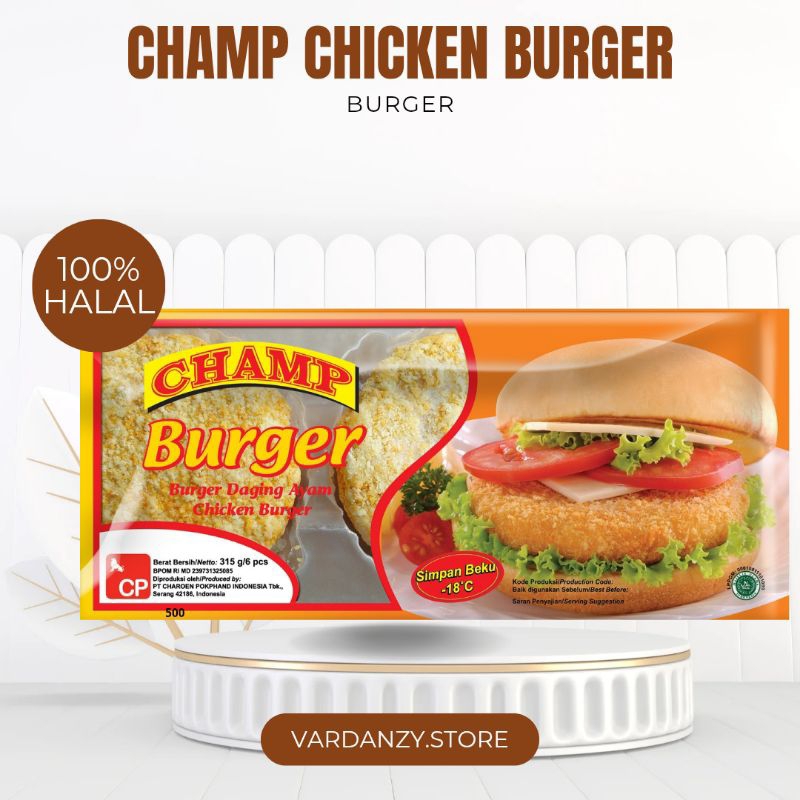 

CHAMP BURGER 315G