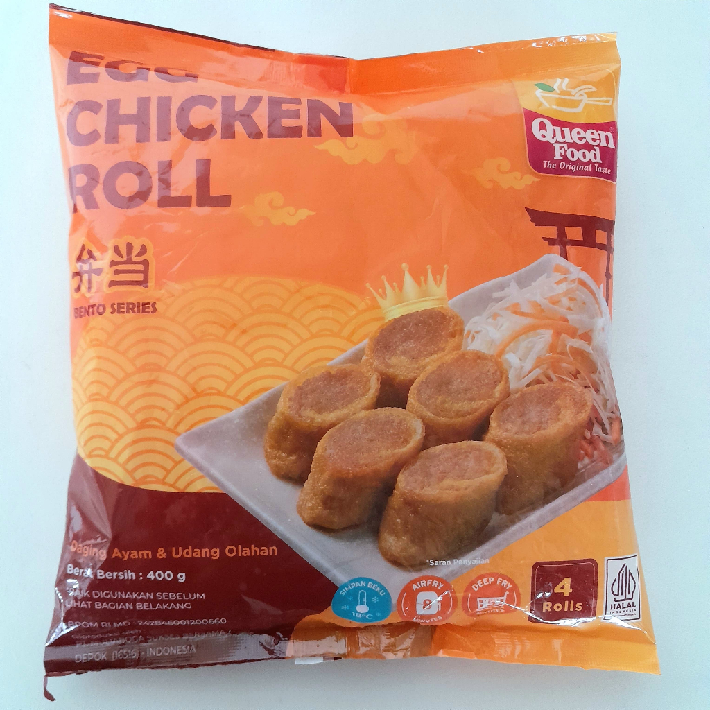 

QUEEN FOOD egg chicken roll 400gr