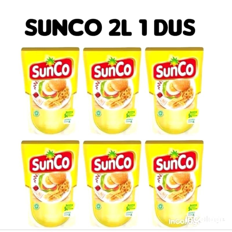 

Minyak Goreng Sunco 2Liter Dus isi 6 pcs - KARTON ISI 6