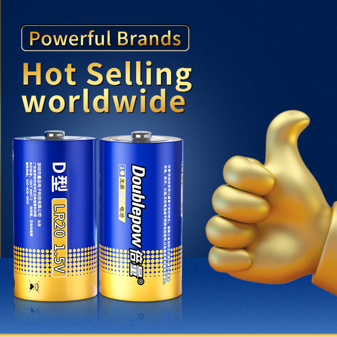 Baterai Sekali Pakai Alkaline LR20 Size D