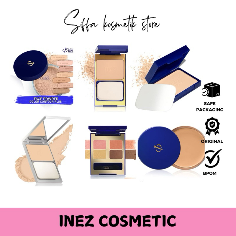 Inez cosmetic face powder/powdery cake/eyeshadow/color contour