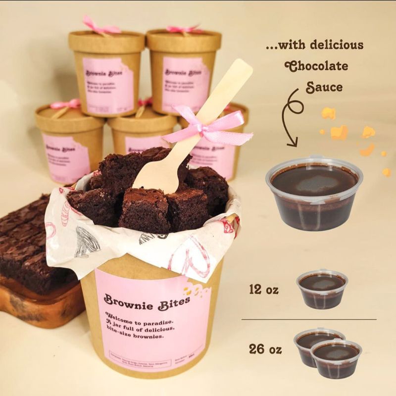

LoyangRoemahku - Ooey Gooey Brownie Bites in a Cup