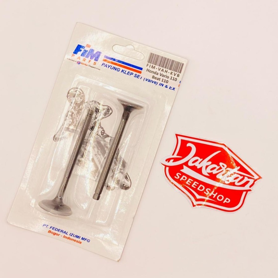 KLEP HONDA VARIO 110 KARBU (FIM VAH-KVB) KLEP SET PAYUNG ORIGINAL FOR MOTOR