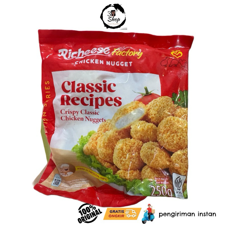 

RICHEESE FACTORY CHICKEN NUGGET CLASSIC RECIPES 250 gr