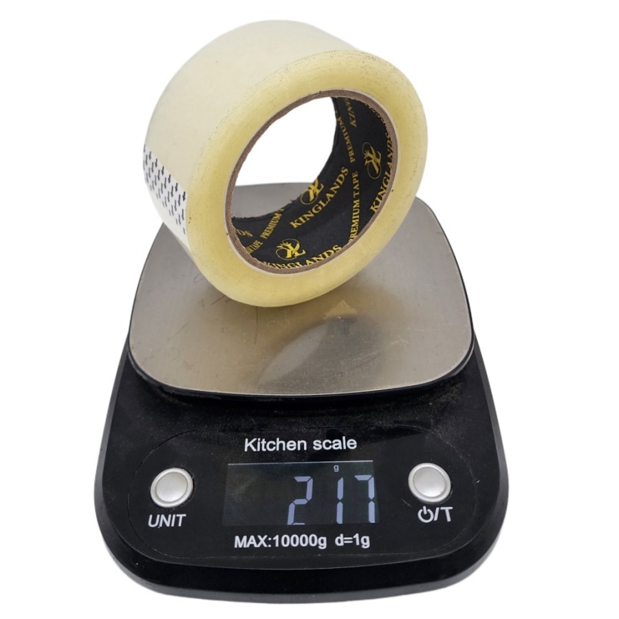 

Lakban Bening Ukuran 45MM Panjang 90 Meter Lem 50 Micron Kinglands Ukuran Real Tidak Over Claim