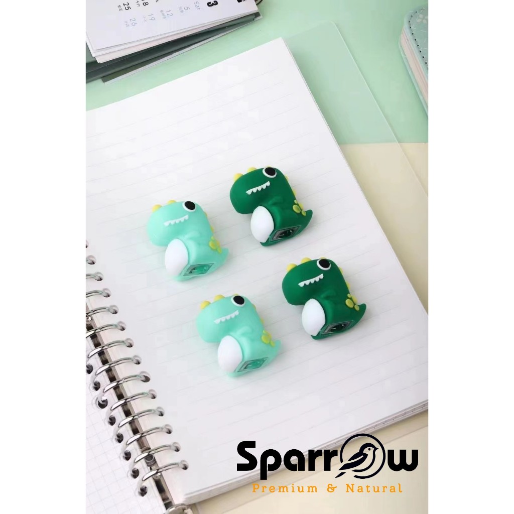 

SPARROW Rautan Pensil / Pencil Sharpener / Alat Tulis Karakter Lucu Cantik DINOSAUR (7910)