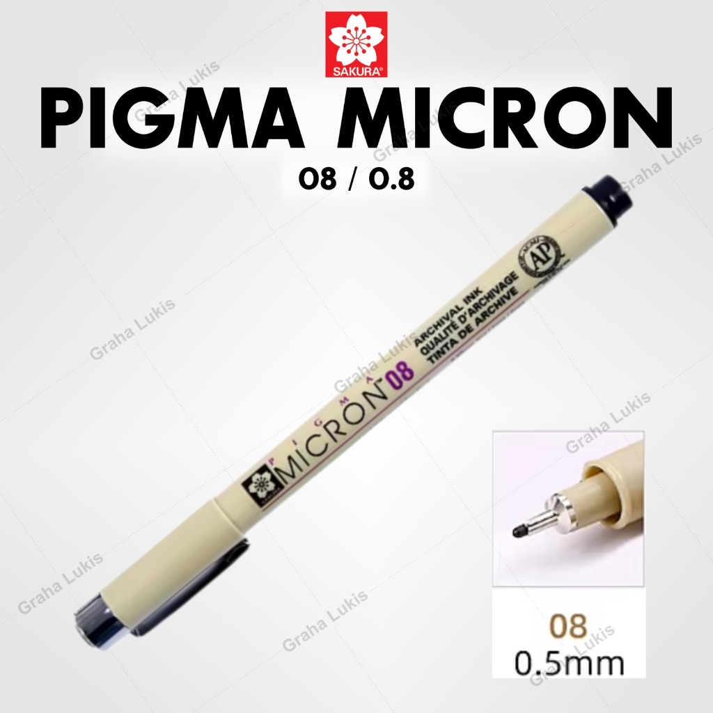 

Sakura Pigma Micron 08 / 0.8