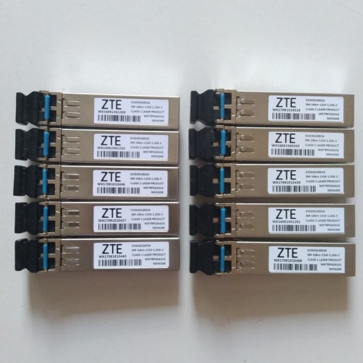 SFP ZTE 033030100016 SM 10KM 1310 1.25G